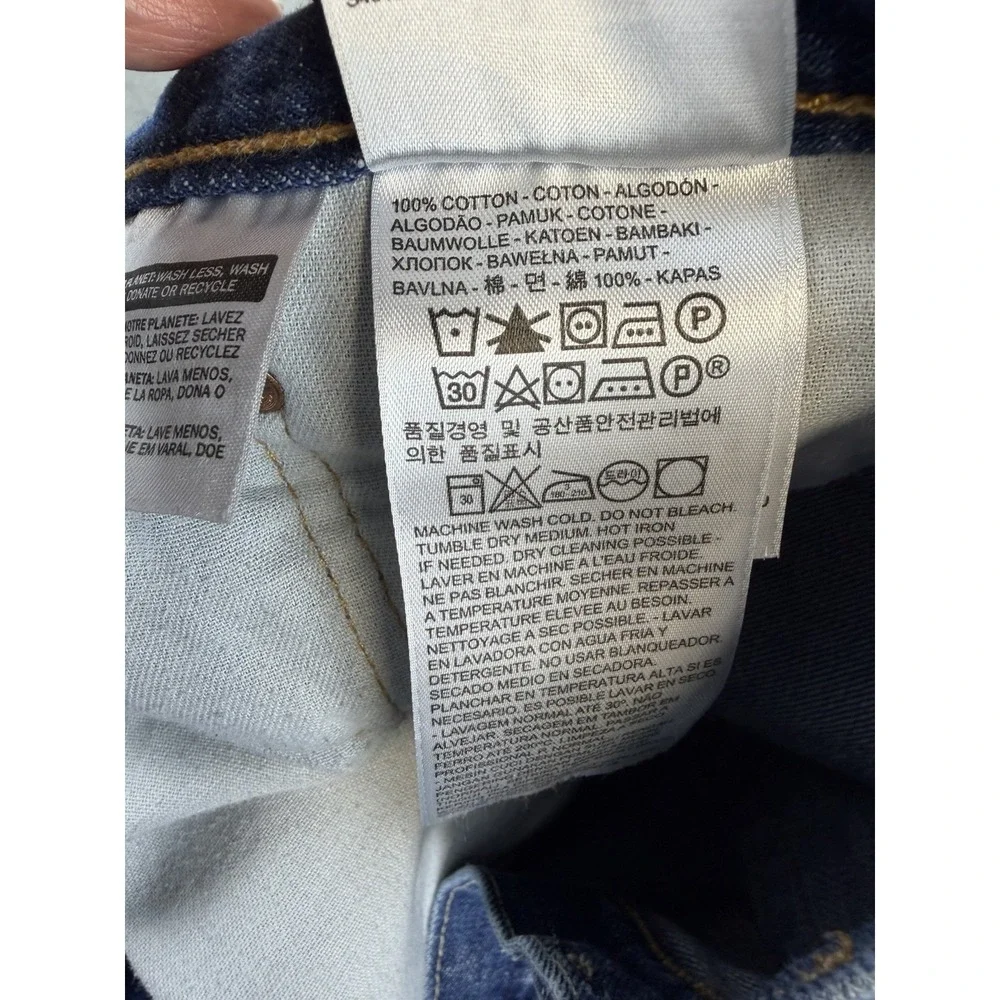Levis 511 Jeans Mens 42x32 Blue Stretch Slim‎ Fit Tapered Leg Denim Made in USA